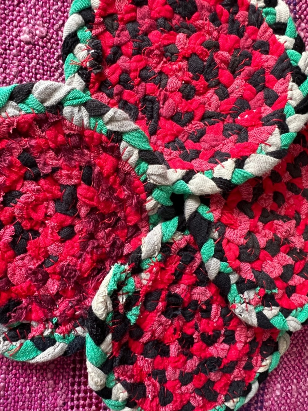 Set of Four Braided Coasters - Picture 12 of 17